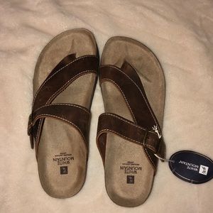 White mountain sandals